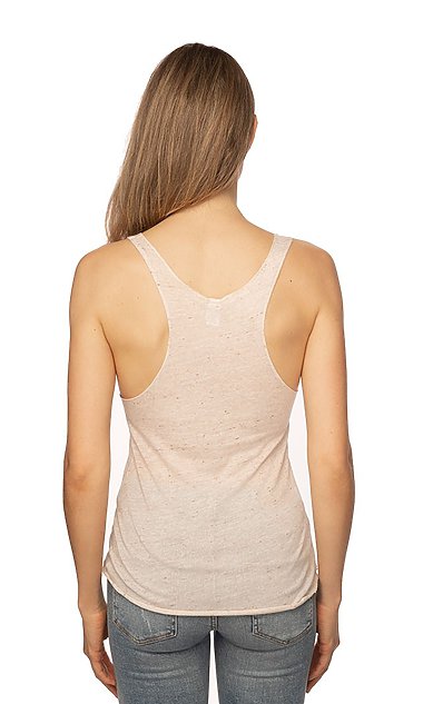 20008 Women's Triblend Raw Edge Tank Top