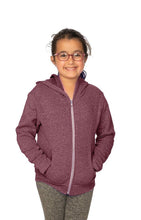 25020 Youth Triblend Fleece Zip Hoodie