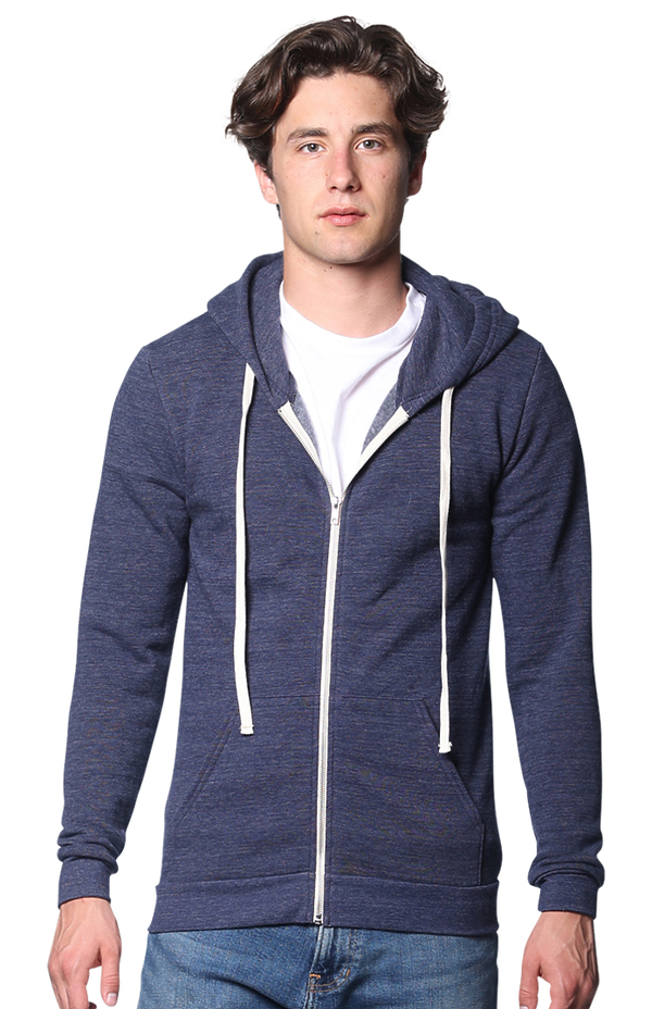 25050 Unisex Triblend Fleece Zip Hoodie