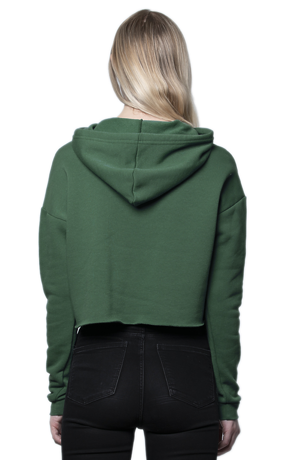 3118 Women's Fashion Fleece Crop Hoodie