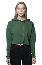 3118 Women's Fashion Fleece Crop Hoodie