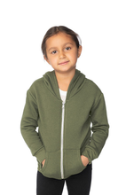 3666 Toddler Fashion Fleece Zip Hoodie